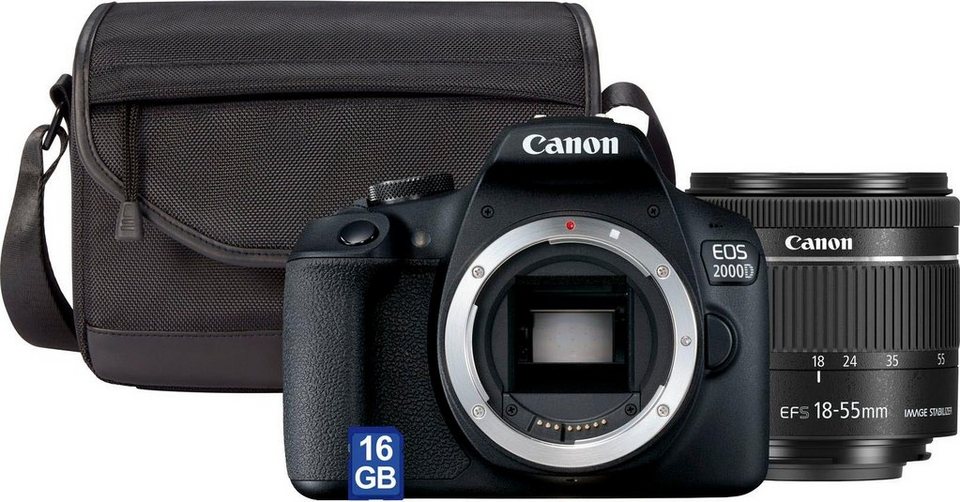Canon EOS 2000D EF-S 18-55 IS II Value Up Kit Spiegelreflexkamera