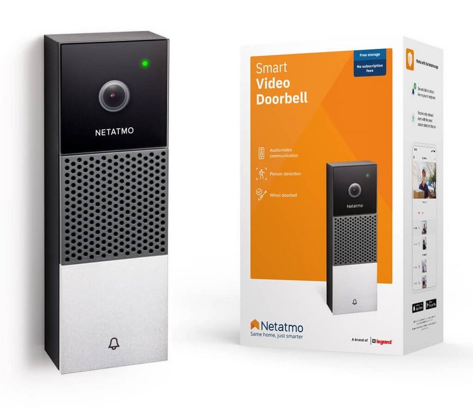 Netatmo Smart Video Doorbell Videotürklingel mit Kamera
