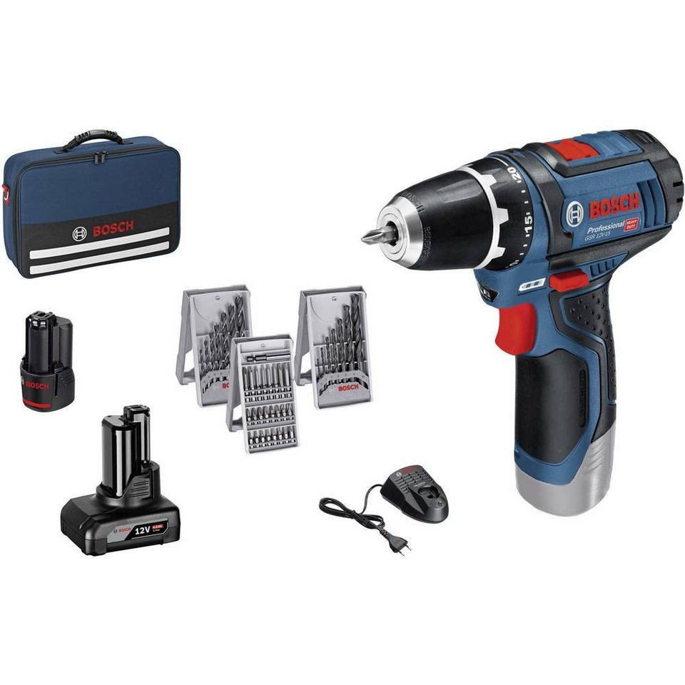 Bosch Professional Akku-Bohrschrauber GSR 12V-15