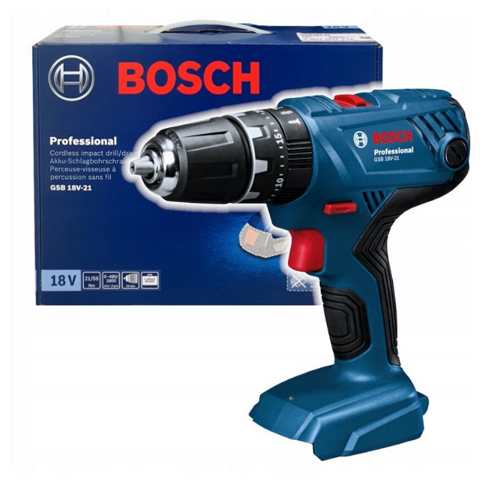 Bosch Professional Akku-Schlagbohrschrauber GSB 18V-21