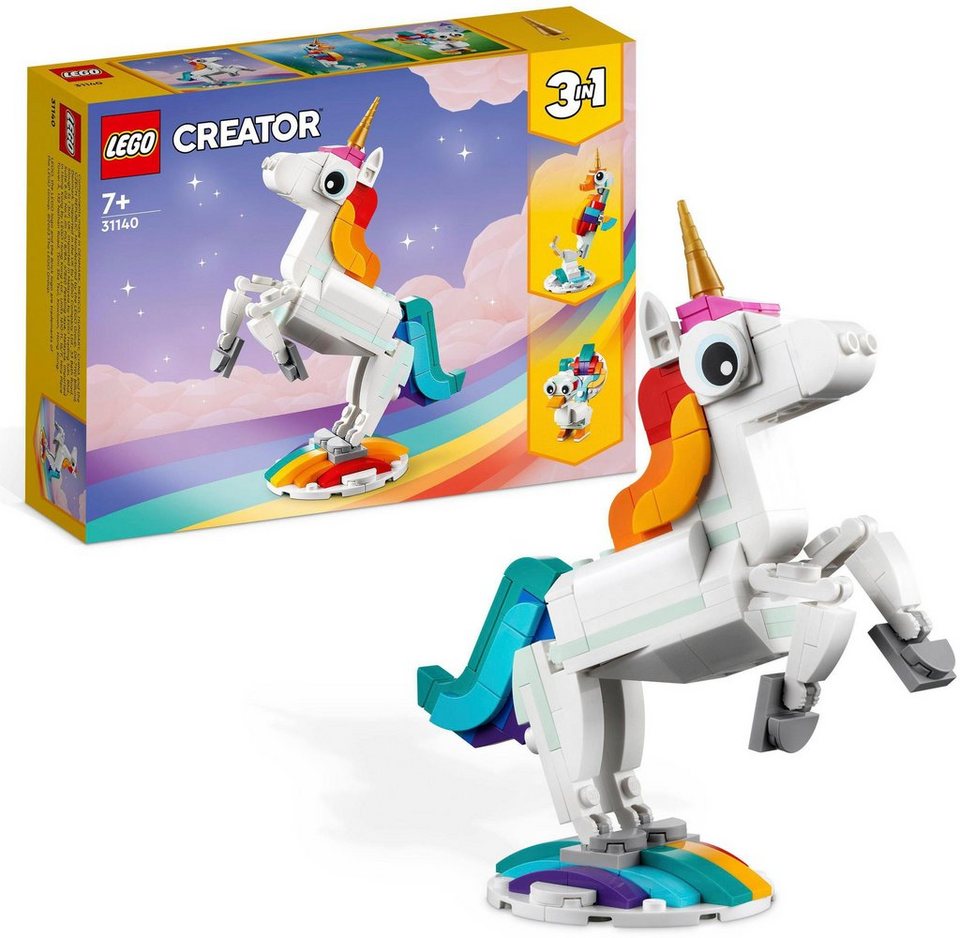 LEGO® Konstruktionsspielsteine Magisches Einhorn 31140