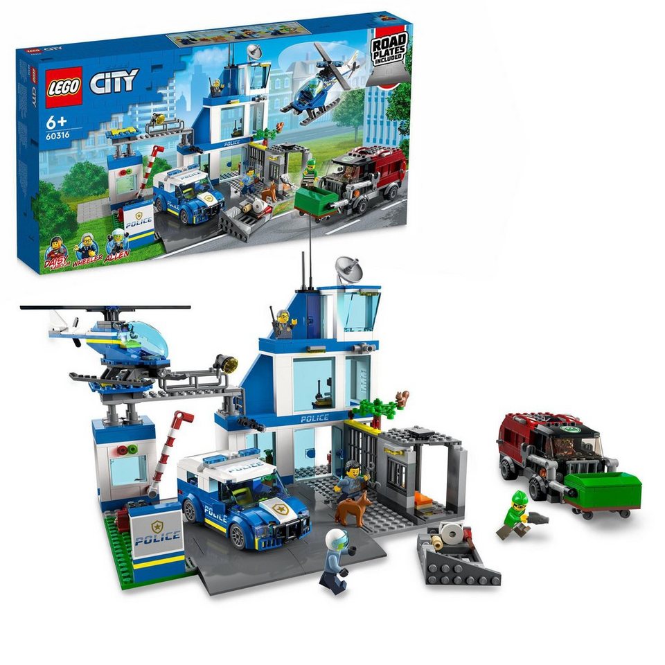 LEGO® Konstruktionsspielsteine Polizeistation 60316