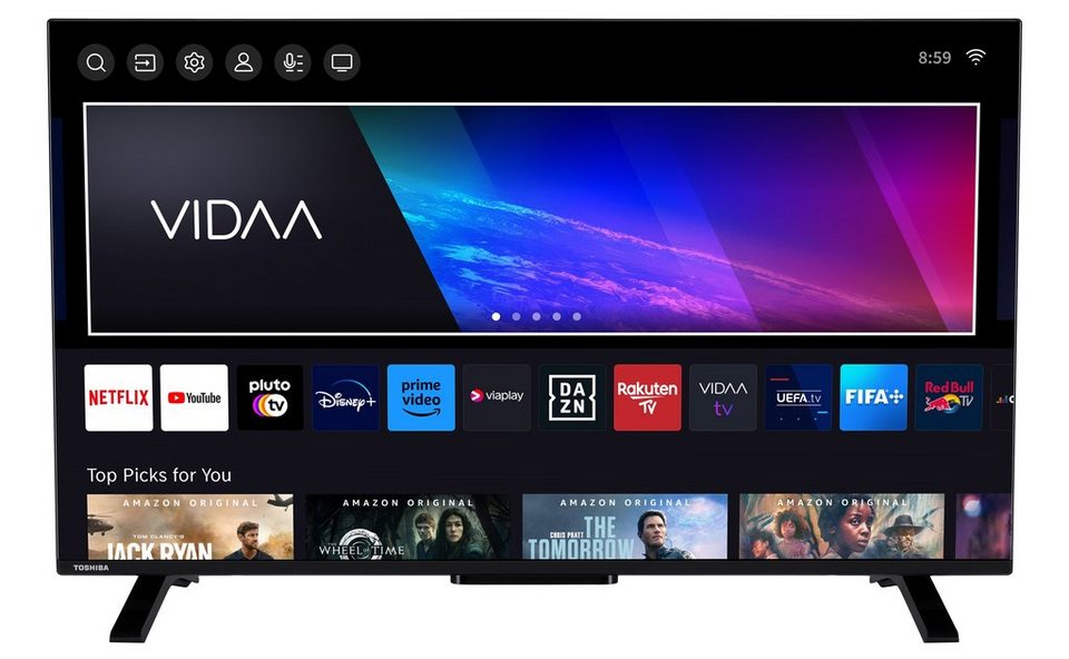 Toshiba 43QV2363DAW QLED-Fernseher 108 cm/43 Zoll